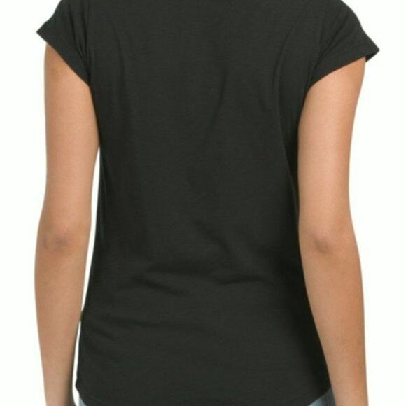 zadig and voltaire Skinny Short Sleeve Mon Amour Foil Tee M - Picture 3 of 7